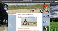 Desktop Screenshot of dogscooting.de
