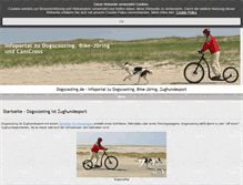 Tablet Screenshot of dogscooting.de